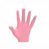 L3VEL99527, Guantes nitrilo gloves rosa perlado 100uds talla M