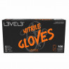 L3VEL99513, Guantes nitrilo Gloves orange 100 uds talla L