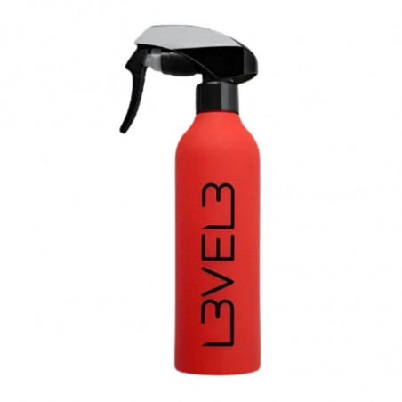 LE3 R009-6R, Botella rociadora de goma Level3 red