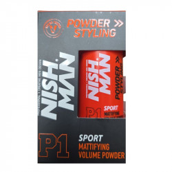 Polvo de volumen Power styling P1 Sport matifying volumen powder Nishman