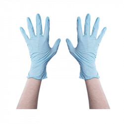 PB BFDES45002, 100 guantes nitrilo azules talla  3,5gr calidad AQL1,5// bifull