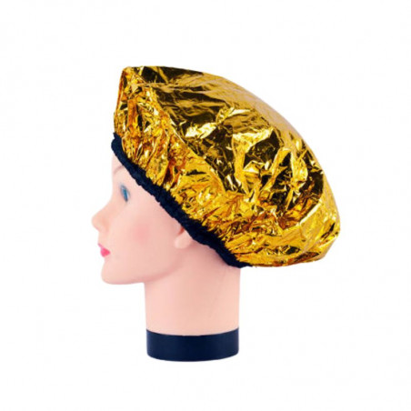 PB BFUTI43882, Gorro elástico para tratamientos en color dorado