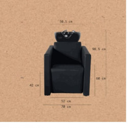 WEO RZMW014.A12, Lavacabezas Peek black