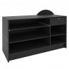 Recepción Cicero acabado negro mate Noir/Or Nelson Mobilier