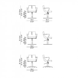 sillón de academia, sillón para academia, medidas