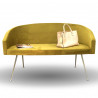 Sillón de Zona de espera Coste´s Sofa 3 Puestos tapizado especial Velours Nelson Mobilier