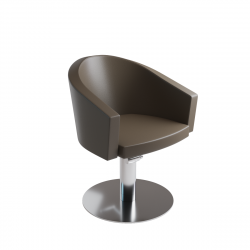 Sillón de tocador Coste's base redonda Nelson Mobilier