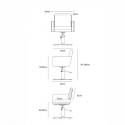 NER FB520HRS, Sillón de tocador Mionight HRS
