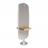 Tocador doble Ovalis led plateado repisa Montreal