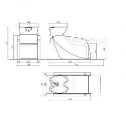 NER FA465E, Lavacabezas Formulawash Round Nelson Mobilier