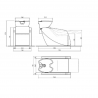 NER FA465E, Lavacabezas Formulawash Round Nelson Mobilier