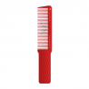 PB ZZPEI31026, Peine difuminado barberías J205 rojo