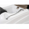 WEO , Sillón Spa eléctrico PU reclinable masaje Shiatsu color beige