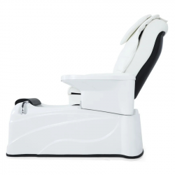 WEO BLANCO, Sillón Spa Ease eléctrico PU reclinable masaje Shiatsu blanco