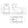 Lavacabezas FormulaWash Round Shiatsu Air con elevación sincronizada | Nelson Mobilier