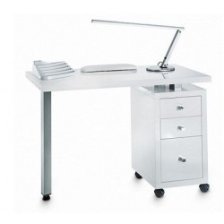 mesa de manicura square 305 l | mesas de manicura sin aspirador
