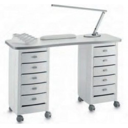 mesa de manicura zippy doublé, mesas para manicuras