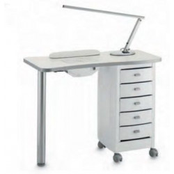 Mesa de manicura Zippy Vented 224 LX, mesa para manicuras con aspirador