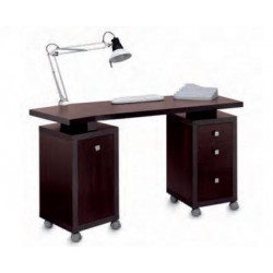 mesa de manicura square double, mesa de manicura doble