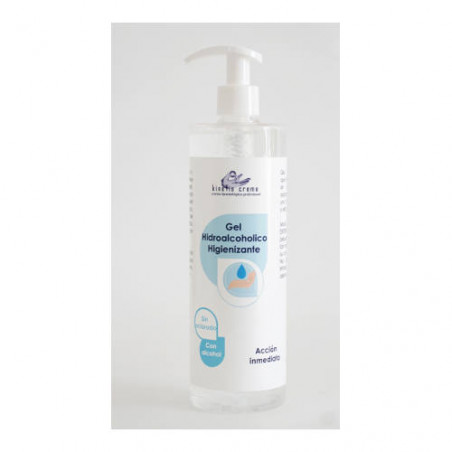 gel hidroalcoholico higienizante , gel higienizante 500 ml