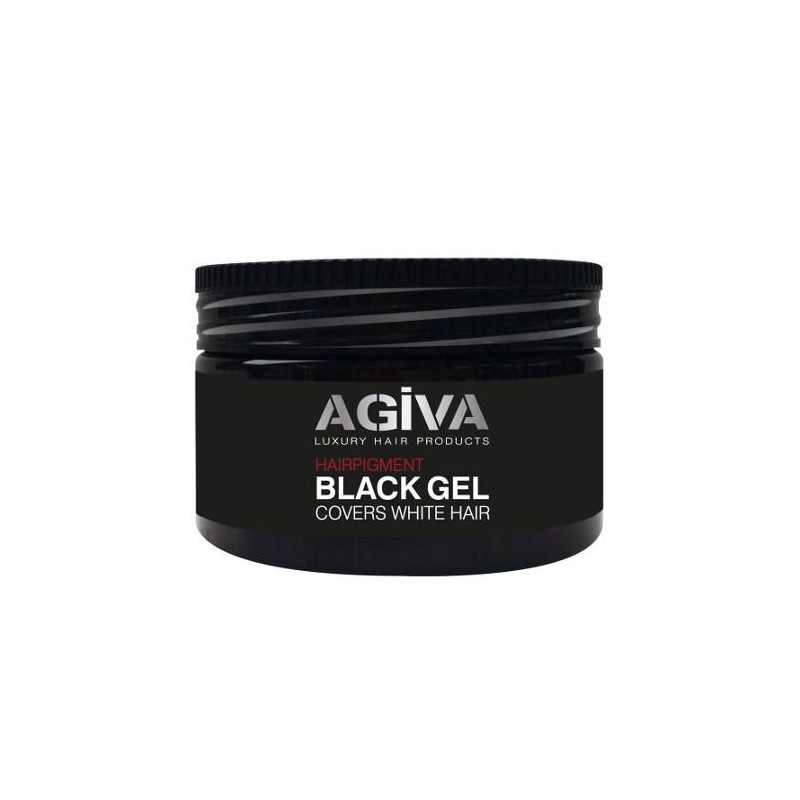 AGA 28621, agiva black gel covers white hair
