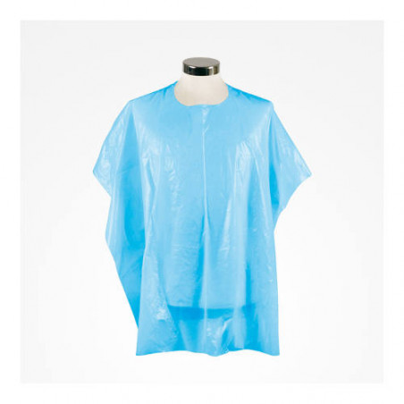 PB BFDES44403, capas desechables azul polietileno 100 unidades