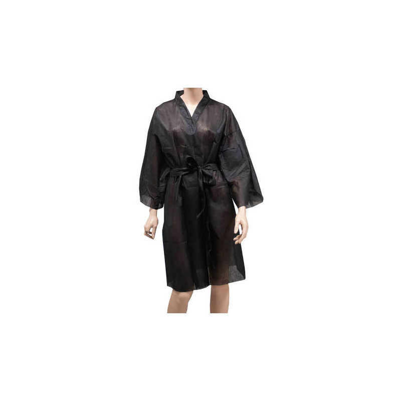 kimono 10 bolsa negro un solo uso eurostil