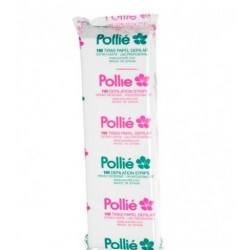 tiras de papel depilar 100 unidades pollie, Desechables Estetica, Material Desechable Estetica