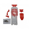 kit cubremotor rojo