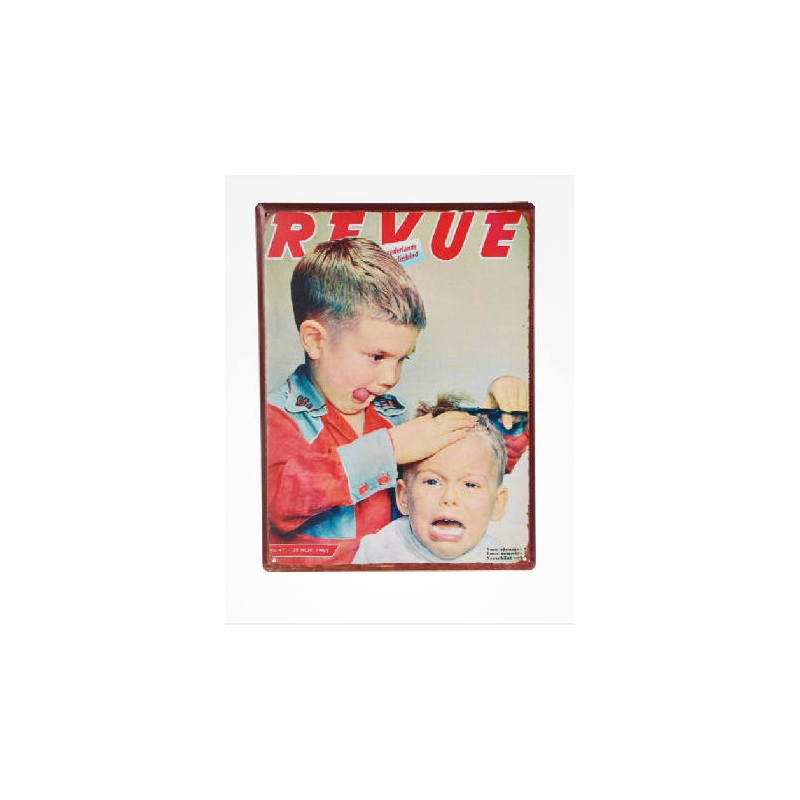PB ZZACC44187, chapa metalica barbaeria vintage barber shop n1