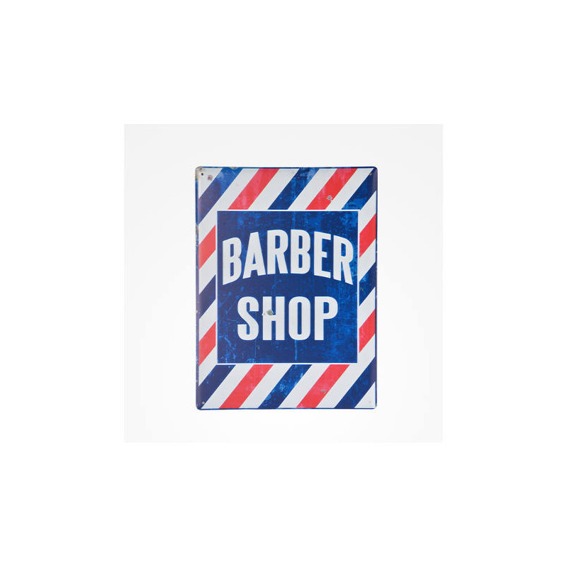 PB ZZACC44191, chapa metalica barberia vintage barber shop nº 4