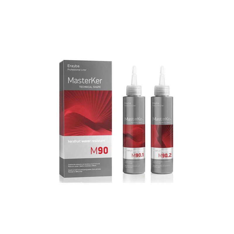 masterker m90 ondulacion con keratina erayba 2 und x 150ml