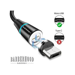 gamma+ magnetic power micro usb, dispositivo de carga usb