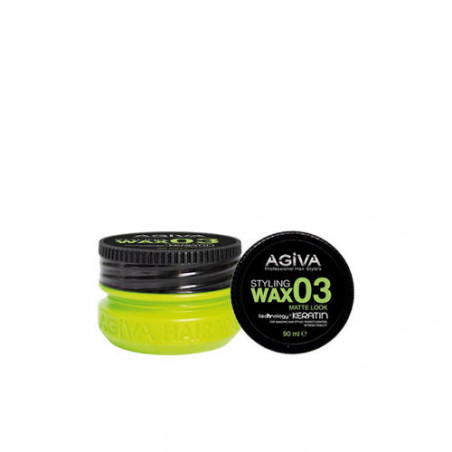 agiva hair styling wax 03 matte look 90ml