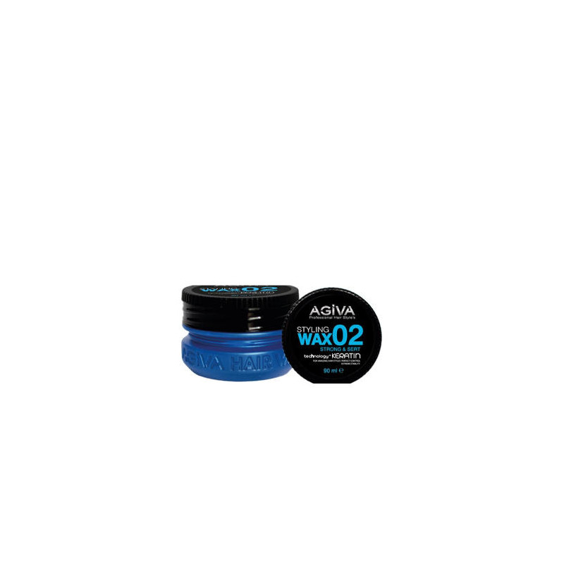 agiva hair styling wax 02 strong turquoise 90ml