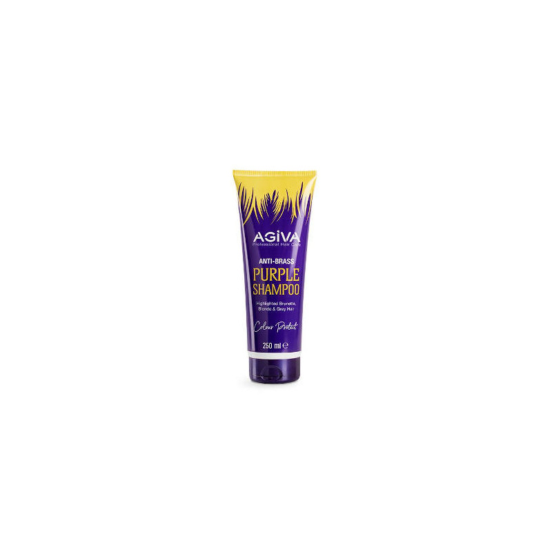 agiva hair purple shampoo anti brass 250 ml