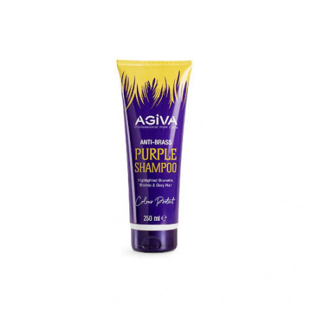 agiva hair purple shampoo anti brass 250 ml