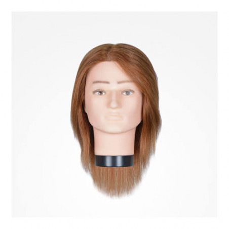 cabeza maniquí para formación man ligt brow cabello 100x100 humano