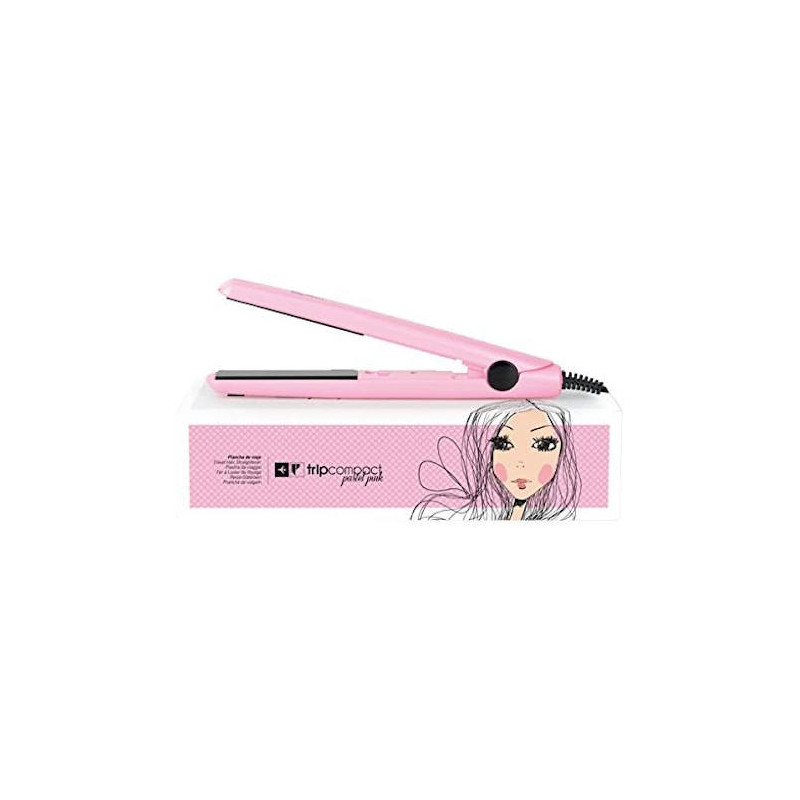 plancha trip compact en color pastel pink