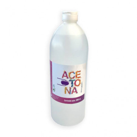 acetona linsa pura de 1000 ml profesional