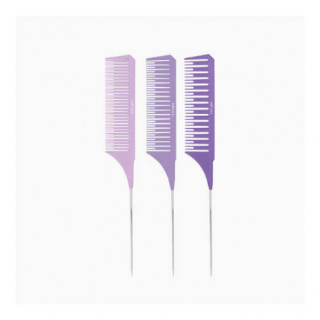 PB BFPEI44673, set 3 peines especial mechas layering comb