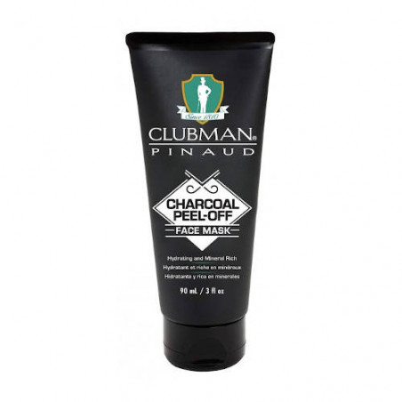 mascarilla negra carbon activo hombre clubman pinaud 90 ml