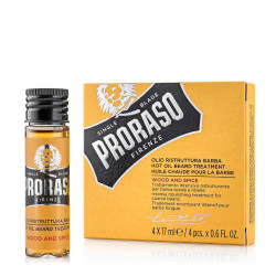 proraso aceite caliente 4x17ml