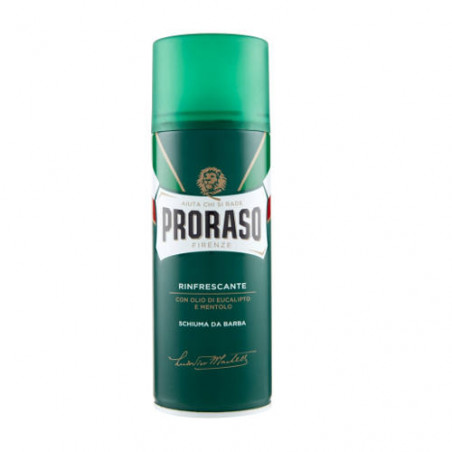 proraso espuma para la barba mentol y eucaliptus