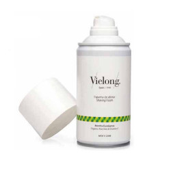 Espuma de afeitar menta y eucaliptus con aloe y vitamina E Vielong 300ml