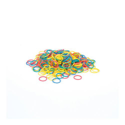 gomas elasticas de colores 15mm 300unds