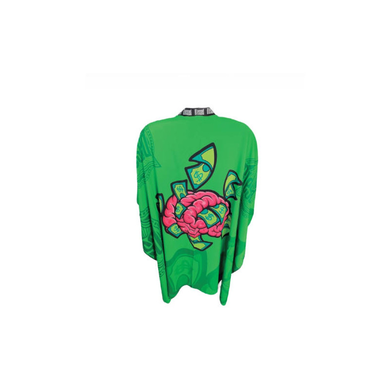 capa de corte cuello neopreno novedad verde dolar blessed