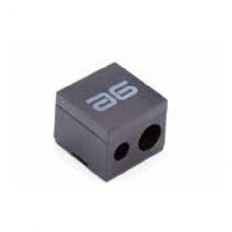 ASR 30640, sacapuntas con estuche novedad doble agujero profesional.