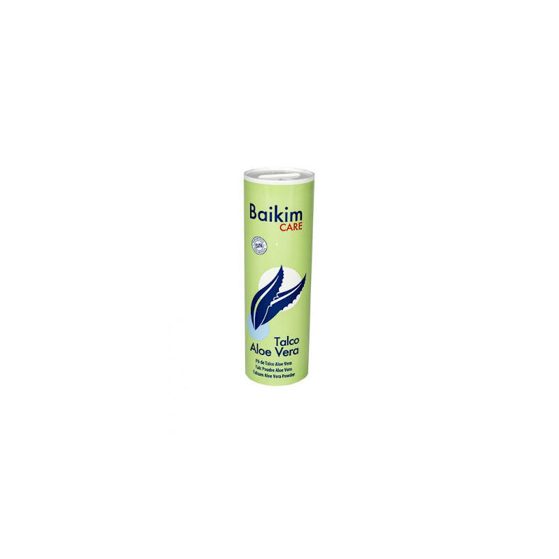 polvo de talco baikim con aloe vera care 200 gr