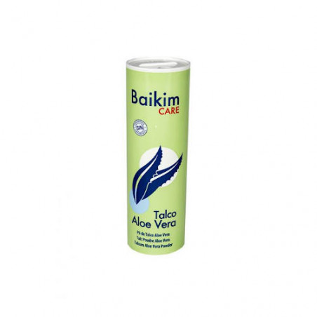 polvo de talco baikim con aloe vera care 200 gr